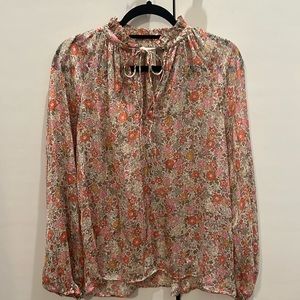 H&M floral tunic - size xs